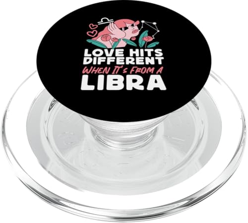 Waage Sternzeichen: Love Hits Different When It's From A Libra PopSockets PopGrip für MagSafe Waage Sternzeichen: Love Hits Different When It's From A Libra PopSockets PopGrip für MagSafe von Libra Zodiac Sign Designs For Women