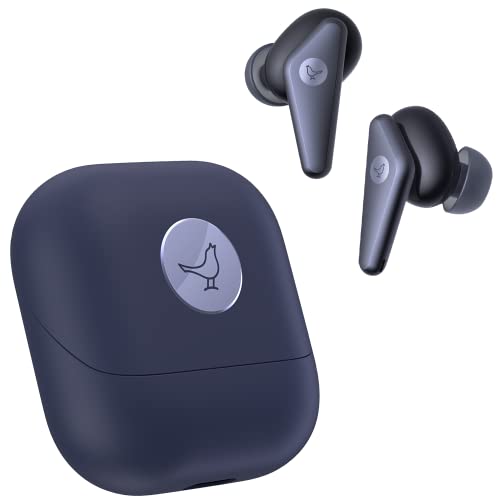 Libratone AIR+ (2. Gen) True Wireless In-Ear Kopfhörer mit Smarter Geräuschunterdrückung (24h Akku, ANC, Noise Cancelling, Smart Audio Tuning, IP54, Bluetooth 5.2) schwarz/dunkelblau von Libratone