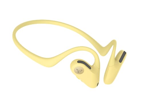 Libratone UP Open-Ear Kopfhörer (Bluetooth 5.2, IP57 Spritzwasserschutz, 8h Akku, Schnellladung, 15 mm Lautsprecher, KI Sprachverbesserung) -Gelb von Libratone