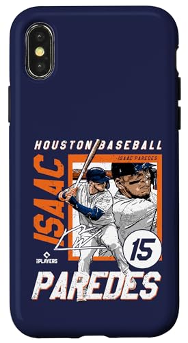 Isaac Paredes | Houston MLB Baseballspieler | MLBIPA205M Hülle für iPhone X/XS Isaac Paredes | Houston MLB Baseballspieler | MLBIPA205M Hülle für iPhone X/XS von License Champs