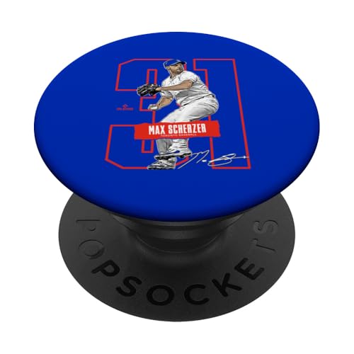 Max Scherzer | Toronto Baseballspieler | MLBMAX301N PopSockets Klebender PopGrip Max Scherzer | Toronto Baseballspieler | MLBMAX301N PopSockets Klebender PopGrip von License Champs
