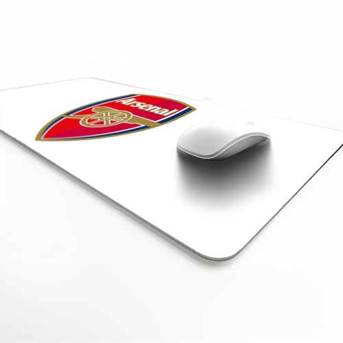 Licensed Décor Arsenal FC – Vinyl-Schreibtischunterlage – Farbwappen auf Weiß – 35 x 60 cm von Licensed Décor