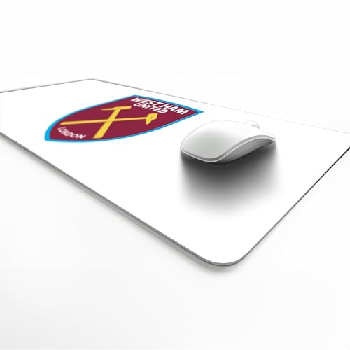 Licensed Décor West Ham United FC – Vinyl-Schreibtischunterlage – Farbwappen auf Weiß – 43 x 90 cm von Licensed Décor