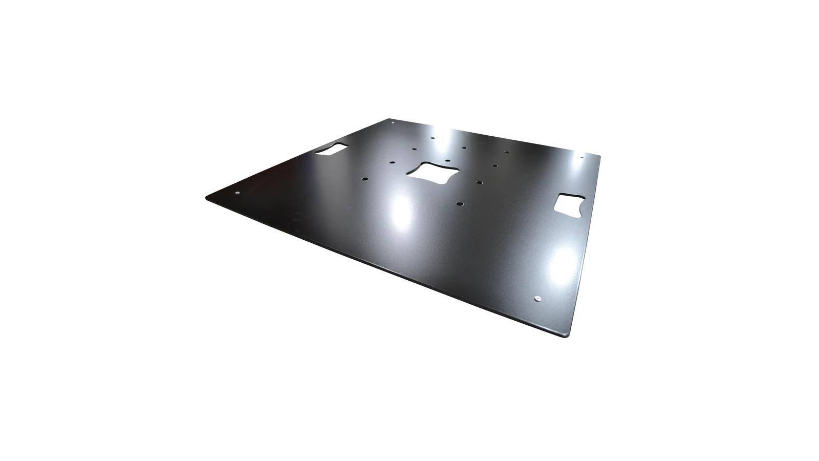 Universal Traversen Bodenplatte 75 x 75 cm 6mm 30kg Schwarz Universal Traversen Bodenplatte 75 x 75 cm 6mm 30kg Schwarz von Licht Produktiv