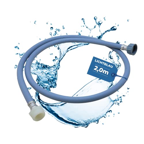 Lichtblau Zulaufschlauch Verlängerung Waschmaschine Geschirrspüler Anschluss Größe 2 m I 3/4 Zoll Gewinde I Verlängerung für Wasserzulaufschlauch universell verwendbar Hersteller unabhängig Lichtblau Zulaufschlauch Verlängerung Waschmaschine Geschirrspüler Anschluss Größe 2 m I 3/4 Zoll Gewinde I Verlängerung für Wasserzulaufschlauch universell verwendbar Hersteller unabhängig von Lichtblau