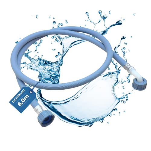 Lichtblau Zulaufschlauch Waschmaschine Geschirrspüler 2978 Anschluss Größe 6 m I 3/4 Zoll Winkel/Gerade inkl. Dichtung I Wasserzulaufschlauch universell verwendbar Hersteller unabhängig Lichtblau Zulaufschlauch Waschmaschine Geschirrspüler 2978 Anschluss Größe 6 m I 3/4 Zoll Winkel/Gerade inkl. Dichtung I Wasserzulaufschlauch universell verwendbar Hersteller unabhängig von Lichtblau