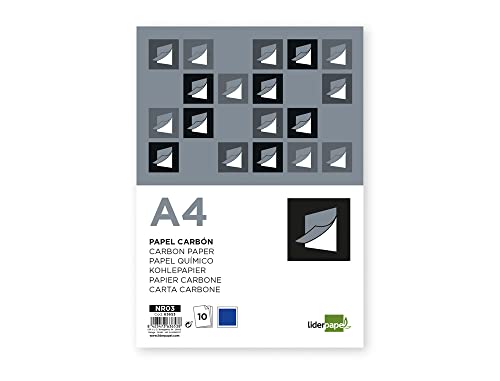 Liderpapel Kohlepapier, Blau, DIN A4, 10 Blatt von Liderpapel