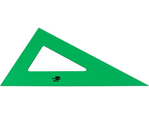 Liderpapel 43377 Dreieck 60 Grad Dimension diese großes 28 cm große Qualität Acryl grün von Liderpapel