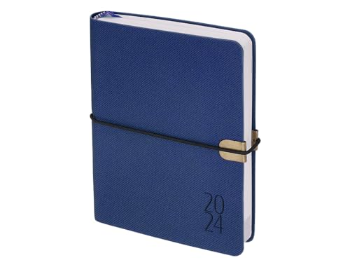 Liderpapel A5-Tagebuch, A5, 2024, Blau, Papier, 70 g von Liderpapel