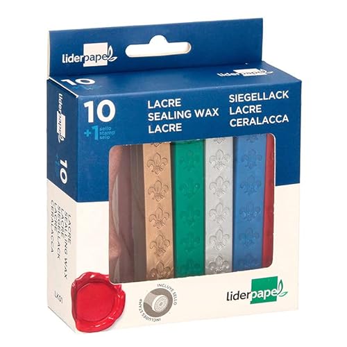 Liderpapel Briefmarken-Set mit 10 Stangen in verschiedenen Farben Liderpapel Briefmarken-Set mit 10 Stangen in verschiedenen Farben von Liderpapel