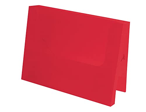 Liderpapel Dokumententasche Polypropylen dina4 rot transluzent Rücken 50 mm von Liderpapel