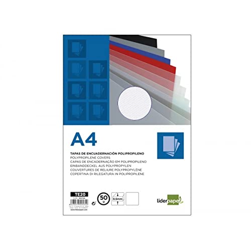 Liderpapel Einband Polypropylen A4 Transparent von Liderpapel