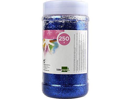 Liderpapel Fantasie-Glitzer, Metallic-Blau, 250 g von Liderpapel