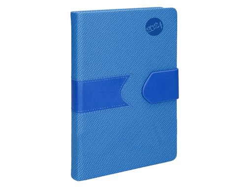 Liderpapel Lidhor-Tagebuch, 15 x 21 cm, 2024 Tag, Blau, Papier, 70 g von Liderpapel
