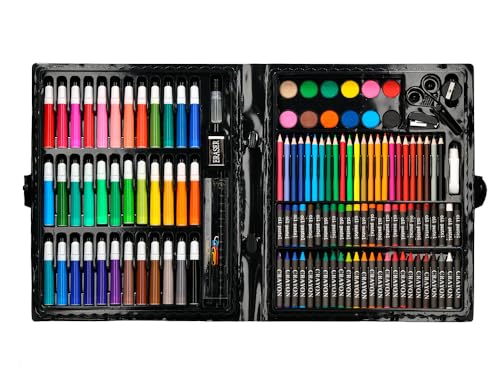 Liderpapel Malkoffer aus Kunststoff, 150 Teile, 36 x 31 x 4 cm von Liderpapel