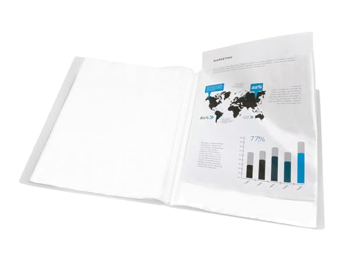 Liderpapel Präsentationsmappe mit 40 Hüllen aus Polypropylen, DIN A3, transparent durchscheinend Liderpapel Präsentationsmappe mit 40 Hüllen aus Polypropylen, DIN A3, transparent durchscheinend von Liderpapel