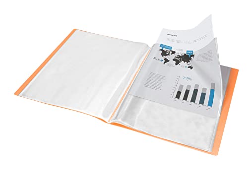 Liderpapel Schaufenstermappe 40 Hüllen PP DIN A4 neon orange blickdicht Liderpapel Schaufenstermappe 40 Hüllen PP DIN A4 neon orange blickdicht von Liderpapel