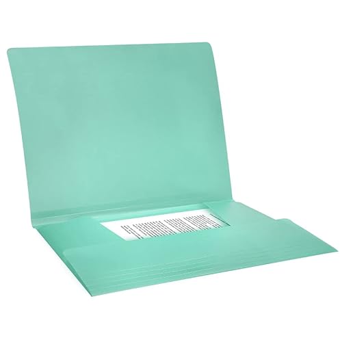 Ordner Liderpapel Gummibänder Polypropylen DIN A4 Apfelgrün blickdicht von Liderpapel