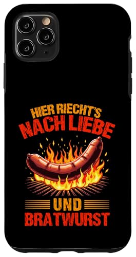 Liebe Bratwurst Grillen Vatertag Humor Papa Für Männer Hülle für iPhone 11 Pro Max von Liebe Bratwurst Grillen Vatertag Geschenk Papa