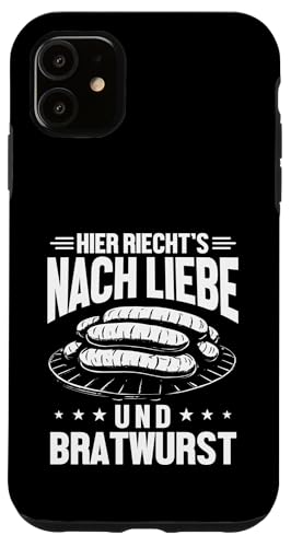 Liebe Bratwurst Grillen Vatertag Humor Papa Für Männer Hülle für iPhone 11 von Liebe Bratwurst Grillen Vatertag Geschenk Papa