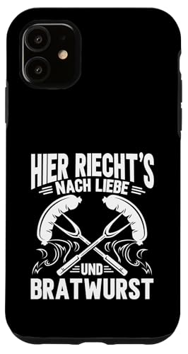 Liebe Bratwurst Grillen Vatertag Humor Papa Für Männer Hülle für iPhone 11 von Liebe Bratwurst Grillen Vatertag Geschenk Papa