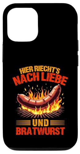 Liebe Bratwurst Grillen Vatertag Humor Papa Für Männer Hülle für iPhone 12/12 Pro von Liebe Bratwurst Grillen Vatertag Geschenk Papa