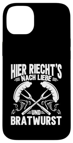 Liebe Bratwurst Grillen Vatertag Humor Papa Für Männer Hülle für iPhone 14 Plus von Liebe Bratwurst Grillen Vatertag Geschenk Papa