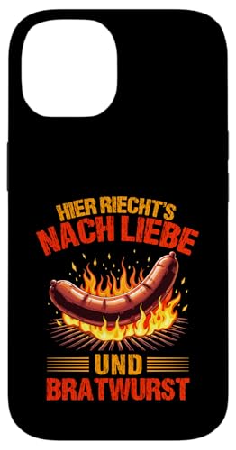 Liebe Bratwurst Grillen Vatertag Humor Papa Für Männer Hülle für iPhone 14 von Liebe Bratwurst Grillen Vatertag Geschenk Papa