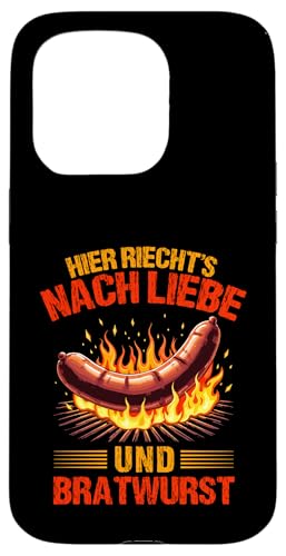 Liebe Bratwurst Grillen Vatertag Humor Papa Für Männer Hülle für iPhone 15 Pro von Liebe Bratwurst Grillen Vatertag Geschenk Papa