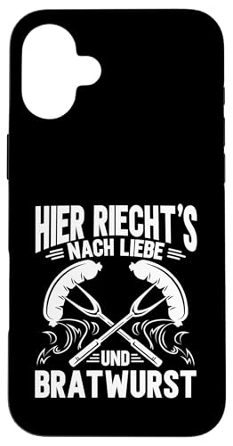 Liebe Bratwurst Grillen Vatertag Humor Papa Für Männer Hülle für iPhone 16 Plus Liebe Bratwurst Grillen Vatertag Humor Papa Für Männer Hülle für iPhone 16 Plus von Liebe Bratwurst Grillen Vatertag Geschenk Papa