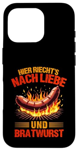 Liebe Bratwurst Grillen Vatertag Humor Papa Für Männer Hülle für iPhone 16 Pro von Liebe Bratwurst Grillen Vatertag Geschenk Papa