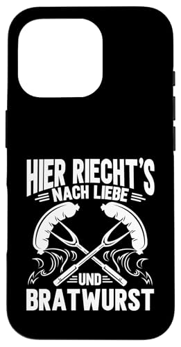 Liebe Bratwurst Grillen Vatertag Humor Papa Für Männer Hülle für iPhone 16 Pro von Liebe Bratwurst Grillen Vatertag Geschenk Papa