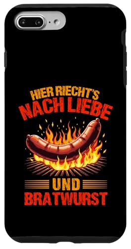 Liebe Bratwurst Grillen Vatertag Humor Papa Für Männer Hülle für iPhone 7 Plus/8 Plus von Liebe Bratwurst Grillen Vatertag Geschenk Papa