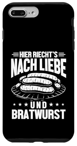 Liebe Bratwurst Grillen Vatertag Humor Papa Für Männer Hülle für iPhone 7 Plus/8 Plus von Liebe Bratwurst Grillen Vatertag Geschenk Papa