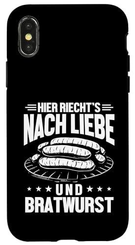 Liebe Bratwurst Grillen Vatertag Humor Papa Für Männer Hülle für iPhone X/XS Liebe Bratwurst Grillen Vatertag Humor Papa Für Männer Hülle für iPhone X/XS von Liebe Bratwurst Grillen Vatertag Geschenk Papa