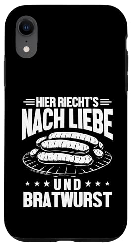 Liebe Bratwurst Grillen Vatertag Humor Papa Für Männer Hülle für iPhone XR von Liebe Bratwurst Grillen Vatertag Geschenk Papa