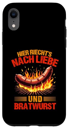 Liebe Bratwurst Grillen Vatertag Humor Papa Für Männer Hülle für iPhone XR von Liebe Bratwurst Grillen Vatertag Geschenk Papa