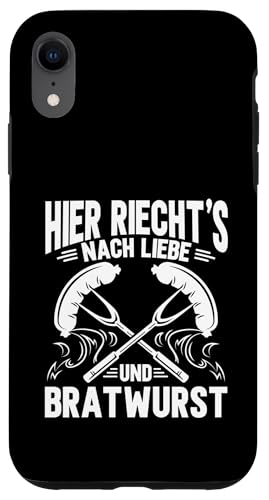 Liebe Bratwurst Grillen Vatertag Humor Papa Für Männer Hülle für iPhone XR von Liebe Bratwurst Grillen Vatertag Geschenk Papa
