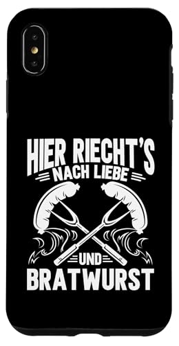 Liebe Bratwurst Grillen Vatertag Humor Papa Für Männer Hülle für iPhone XS Max von Liebe Bratwurst Grillen Vatertag Geschenk Papa