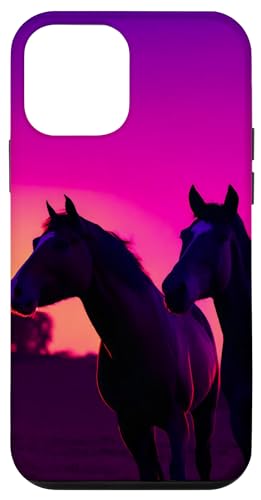 Hülle für iPhone 12 mini Ein Herz für Pferde Reiter Reiterin Pferd mit Pferdeliebe von Liebe Herz Geschenk Pferde Reiter Reiterin Pferd