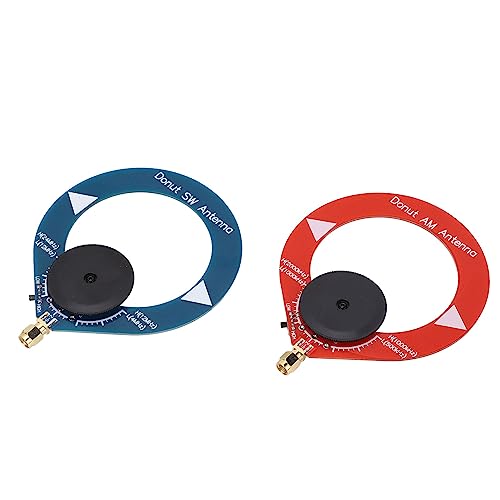 2 Stück Tragbare Donut AM-Antenne PCB Mini-Loop-Antenne für Verbesserten Empfang auf Kurzwellenradio MW SW-Radioantennen von LiebeWH