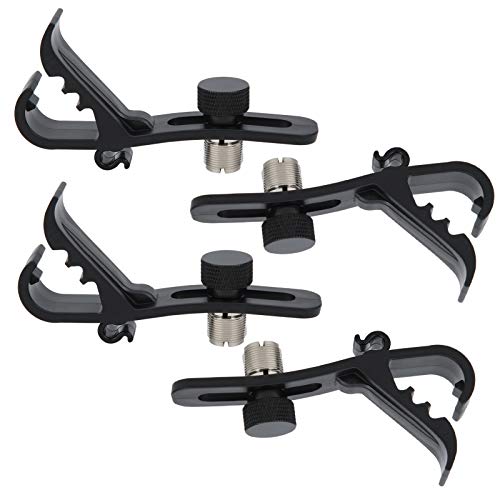 4Pcs Mikrofonclip Mikrofonklammern Stoßfest Mikrofonhalter Mikrofon Trommelklemme Mikrofonklemme Musikinstrumentenzubehör 4Pcs Mikrofonclip Mikrofonklammern Stoßfest Mikrofonhalter Mikrofon Trommelklemme Mikrofonklemme Musikinstrumentenzubehör von LiebeWH