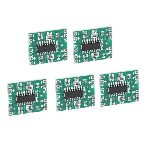 5 Stück Super Kleiner Verstärker PAM8403, Pam 8403 D PAM8403 Digitalverstärker-Leistungsverstärkermodul 2,5 V-5,5 V USB-Stromversorgung von LiebeWH