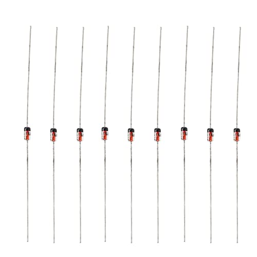 500 Stück Schnellschaltdiode 1N4148, 200 MA 100 V Aluminium-Silizium-Dioden-Sortimentskit Elektronische Komponente von LiebeWH