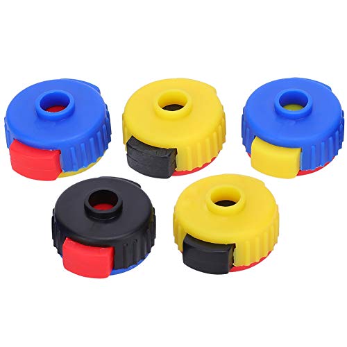 5Pcs Drum Schnellspannmutter Kunststoff Drum Set Schnellspannkappe Becken Installation Entfernung Ständer Schraubverschluss Befestigungsschnalle von LiebeWH