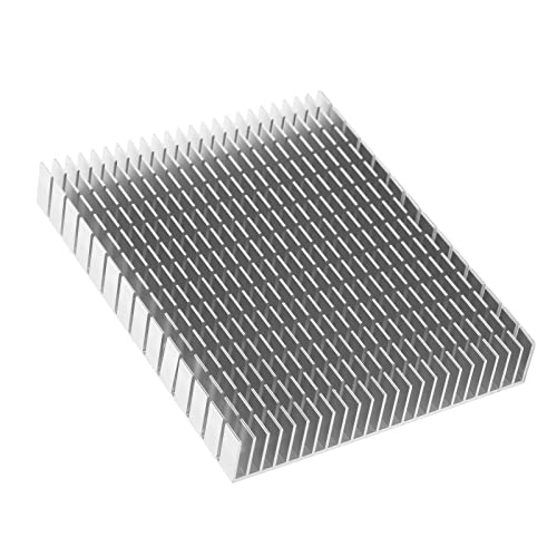 Aluminium-Kühlkörperkühlung, 150 X 120 X 20 Mm/5,91 X 4,72 X 0,79 Zoll, Passive Kühler für Leiterplatten und Chip-Kühlkörper (Weiss) von LiebeWH