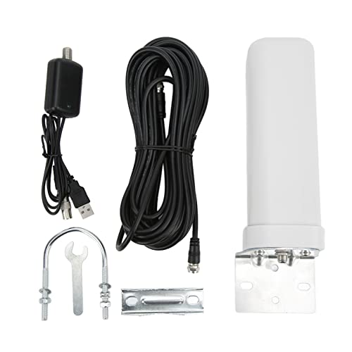 Außenantenne Outdoor TV Antenne 5V 25dBi High Gain 1080P HD Signal IP67 Wasserdicht Außenbereich Omni Barrel Antenne für DVB-T Fernseher Außenantenne Outdoor TV Antenne 5V 25dBi High Gain 1080P HD Signal IP67 Wasserdicht Außenbereich Omni Barrel Antenne für DVB-T Fernseher von LiebeWH