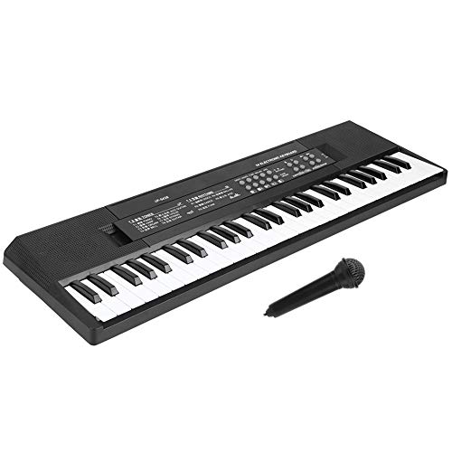 Elektronische Orgel Tastaturen, Tastatur-Klavier 54-Tasten Klaviertastatur mit Mikrofon und Aufnahmefunktion für den Außen und Innenbereich von LiebeWH