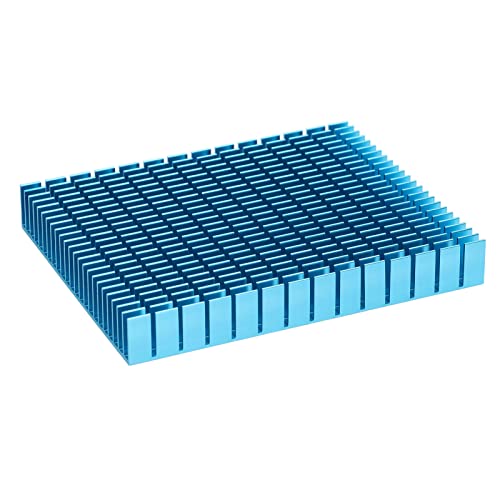 Kühlkörper aus Aluminium, 150 X 120 X 20 Mm, Kühlrippen-Kühlermodul Zum Kühlen der PC-Computer-CPU-Leiterplatte (Blau) von LiebeWH
