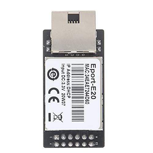 LiebeWH Ethernet-LAN-Netzwerkmodul RJ45-zu-TTL-Modul Seriell-zu-Ethernet-Modul Seriell-zu-Ethernet-Modul Kunststoff-RJ45-zu-TTL-Netzwerkgerät HF E20 für FreeRTOS mit Stabiler Leistung von LiebeWH